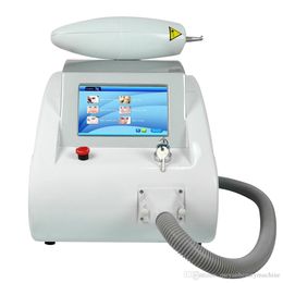 Portable nd yag laser tattoo removal Melanin removal spots Remove Beauty laser machine with 6 language