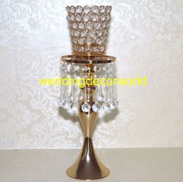 New style WEDDING DECORATION rose gold candle crystal cup glass tea light candle holder decor916