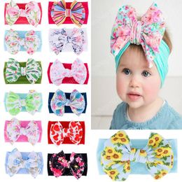 13 Color New Infant Bohemian Headband Newborn Toddler Baby Girl Boy Headwear Bowknot Soft Turban Knot Hairband Baby Shower Gifts
