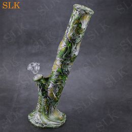 Latest 14inch silicone water smoking tools high quality silicone hookah smoke hand water pipe bubbler vs glass mask bong