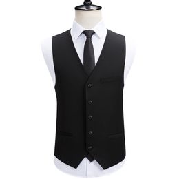 New Royal BlueTweed Vest Brand Waistcoat Slim Fit Spliced Back Groom Vest Custom Made Men's Dress Suit Vest For Weeding