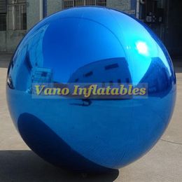 Giant Mirror Ball Inflatable for Advertising Coloured Mirror Disco Ball Silver or Gold for Group Party with Free Shipping