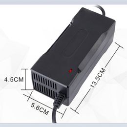 55.5V 63V2A (15S) Lithium Battery Charger,With Fan,Widely applicated for Ninebot Mini escooters,ebikes,power tools and other filed related.