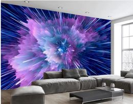 wallpaper for walls 3 d for living room Colourful starry sky fantasy background wall painting