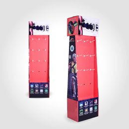 New Arrival Customised Design Display Stand For Phone Accessories USB Cable Cardboard Showcase For Phone Case Tablet