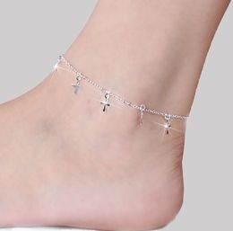 Hot fashion ladies anklet variety style style beach anklet double love heart-shaped butterfly bell anklet WCW355