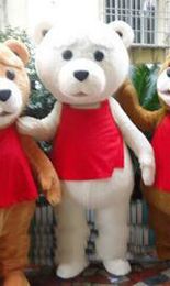 2019 Factory hot Tedy Costume Adult Fur Teddy Bear Mascot Costume
