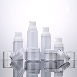 30G 50G Acrylic Cosmetic Cream Jar, Mask Cream Refillable Jar, 30ML 50ML 60ML 100ML DIY Lotion Pump Bottle F3075