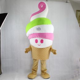 2020 High quality EVA Material ice cream Mascot Costumes Cartoon Apparel Birthday party Masquerade