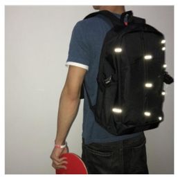 Backpack Style Fashion Backpack Men Women Backpack Nylon Waterproof Shoulder Bag Leisure Travel Bag Student Messenger Bag 3m Reflective Backpack 123