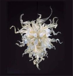 Pretty Mini Cheap Designed CE/UL Certificate Energy-saving Blown Murano Glass Deco Art Crystal LED Chandelier Customised Lighting Fixture