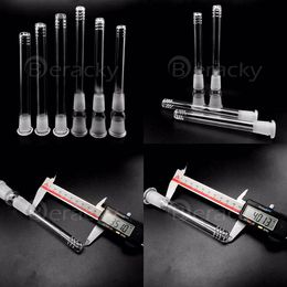 DHL!!! Glass Downstem Diffuser 14mm to 14mm,18mm to 18mm, 14mm to 18mm Male Female Glass Down Stem For Glass Bongs Oil Rigs