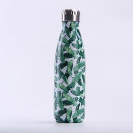 Sales 500ml Cola Bottle with Lid Double Wall Stainless Steel Vacuum Insulated Water Tumbler Travel Mug