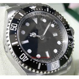 Original box certificate Casual Modern Men's Watches 116660 Mens Stainless Steel Black Dial Ceramic 44mm