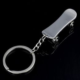 Fashion Lovers Alloy Mini Skateboard Key Chain Couple Love Scooter Keychain