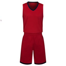 2019 New Blank Basketball jerseys printed logo Mens size S-XXL cheap price fast shipping good quality Dark Red DR002nh
