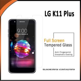 For LG Stylo4/Xpression Plus/X Power3/Phoenix 4/k11 Plus 2.5D 0.26mm 9H Tempered Glass Screen Protector with 10in1 package