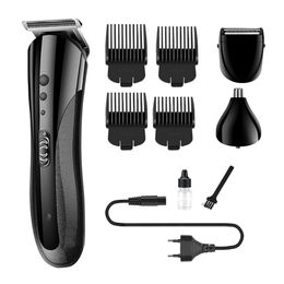 Hot Kemei 4 in1 Rechargeable Hair Trimmer Wireless Electric Shaver Beard Nose Ear Shaver Hair Clipper Trimmer Tool