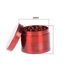 2016 Newest Tobacco Smoking Grinders Dry Herb Metal Grinder Pipe 4 Parts 55mm/63mm Diametre SharpStone Grinders 4 Layers