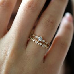 Cute Dainty Women's Snowflake Rings Delicate Rings Rings Wedding Jewelry