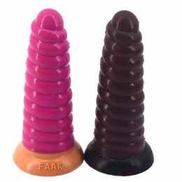 Suction Dildo conch Anal Plug Dildos Sex Toys For Sex Shop Flexible Dick Women Men Fake Penis Anus Massage Balls Butt Plug