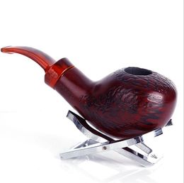 Hot-selling hand-carved solid wood pipe removable filter pipe