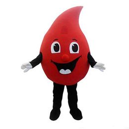 2019 hot sale special customized red Drop of blood mascot costume Cartoon Fancy D