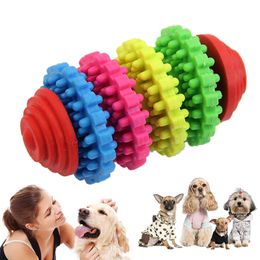 Pet Supply Funny Teeth Rubber Dog Toy Sound Squeak Chew Toys For Small Large Dog Toys Pets YQ01133