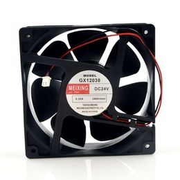 MEIXING GX12038 12CM 120*120*38mm cooling fan 24V 12cm inverter cooling fan