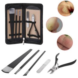 Professional 5PCS/SET Cuticle Dry Dead Skin Remover Toe Nail Pedicure Knife Feet Care Tool Kit