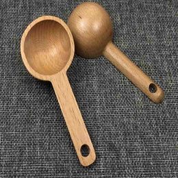 Beech spoon solid wood measuring spoon