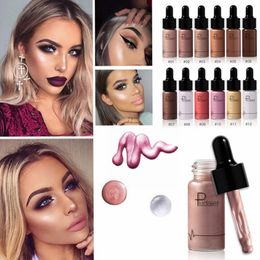 Pudaier Face Illuminator Makeup Liquid Highlighter Countour Glow Shimmer Shiny Bronzer Long Lasting Brighten Face Highlighter Femal Favors