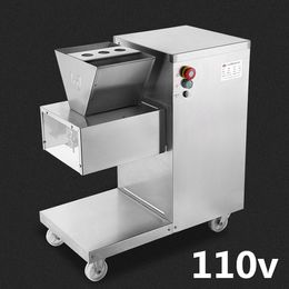 Wholesale - Free shipping 550w 110v QW meat cutting machine,meat slicer,meat cutter,800kg/hr meat processing machinery