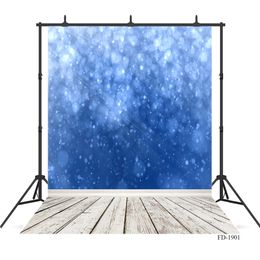 blue wallpaper glitter Vinyl photography background for photograph accessories Portrait children baby shower backdrop photo studio