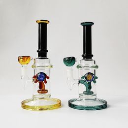 10 Inch Heady Glass Thick Water Glass Bongs Oil Dab Rigs Showerhead Perc 14mm Female Joint 14mm Female Joint Straight Tube With Bowl