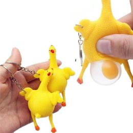 Surprise Squishy Toy Anti Stress Squeeze Toys Chicken&Eggs Laying Hens Funny Gadgets Novelty Autism Mood Relief Wholesale