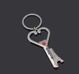 New Arrive Christmas Gift Creative Bottle Opener Key Chain Paris Eiffel Tower Keychains Free Shipping