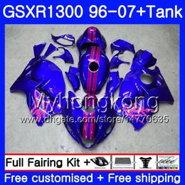 Bodys For SUZUKI GSXR 1300 1996 2002 2003 2004 2005 2006 2007 333HM.124 GSXR-1300 GSXR1300 Hayabusa 96 02 03 04 05 06 Light blue Fairing