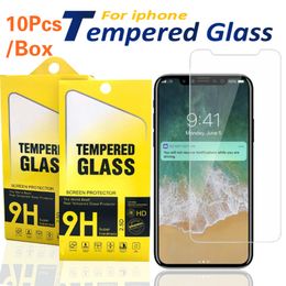 tempered glass protective film Desconto Protetor de tela para iPhone 13 12 11 Pro Max Xs Max XR Vidro temperado para iphone 6 6S 7 8 PLUS SE 2 5S LG Stylo 5 moto E6 filme protetor 0.33mm