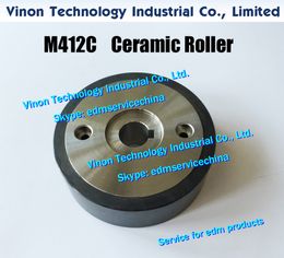 X055C662G51 M412C MV Pinch Roller Ø80x25t (Black Ceramic type) X055-C662-G51,DBC53A,DBC5300 Feed section for Mitsubishi BA,MV edm machine