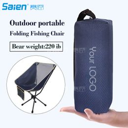 Deluxe Steel Camping Portable Chair for Outdoor Picnic Hiking Bicycling Fishing BBQ Beach Patio with Carry Bag, Hunter Green