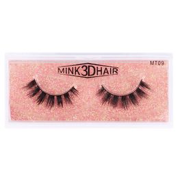 New Arrival mink lashes 3D mink fur hair false eyelashes thick natural long 10 styles availbale drop shipping