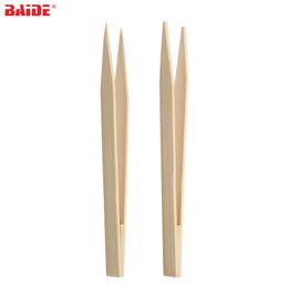 15cm Antistatic Dust-free Cuspidal Bamboo Pincette Straight Head Tweezers Nipper Electronics Tool for Phone Repairment 500pcs/lot