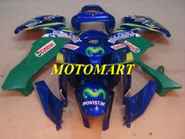 Motorcycle Fairing kit for HONDA CBR600RR F5 05 06 CBR600 RR CBR 600RR 2005 2006 ABS Blue green Fairings set+gifts HB18