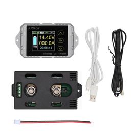 Freeshipping Wireless Voltage And Current Meter Car Battery Monitoring 12V 24V 48V Battery Coulomb Counter Va Meter