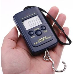 40kg/10g Handy Weight Scales with Hook Electronic Hanging Fishing Digital Pocket Scales Hook Waterproof