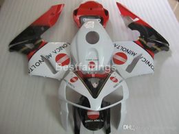 Injection plastic fairing kit for Honda CBR600RR 05 06 white red black fairings set CBR600RR 2005 2006 FF14