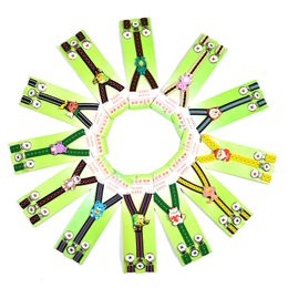 Children Cartoon Suspenders 2.5*65CM Elastic Y-back 12 Colours for baby Clip-on students Christmas strap gift Free TNT Fedex