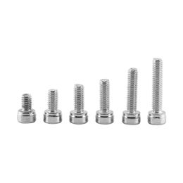 Freeshipping 250pcs/Set M4 A2 Hex Socket Screws Stainless Steel Nut & Bolt Assortment Repair Tool Accessory