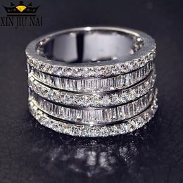 Luxury Female Small Zircon Stone Ring 925 Silver Wedding Jewellery Promise Engagement Rings For Women 2019 Valentine's Day Gifts